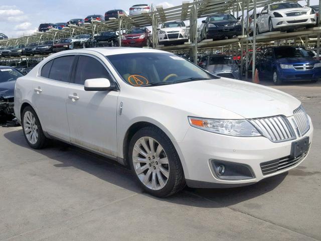 1LNHM94R19G618142 - 2009 LINCOLN MKS WHITE photo 1