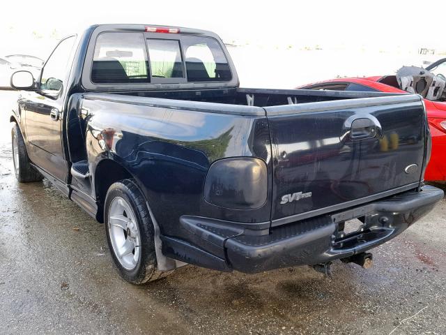 2FTZF0736YCB06592 - 2000 FORD F150 SVT L BLACK photo 3