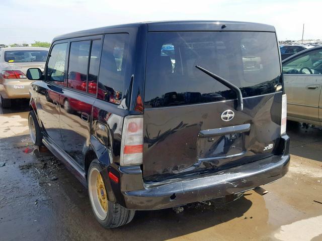 JTLKT324X64100937 - 2006 TOYOTA SCION XB 黑色 照片 3