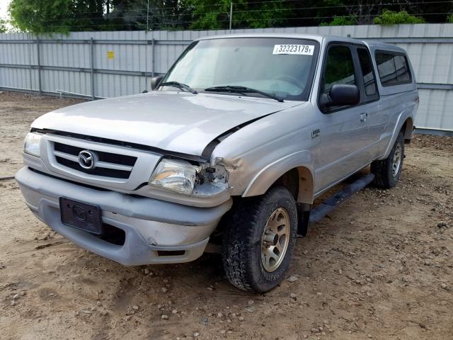 4F4YR16U32TM08381 - 2002 MAZDA B3000 CAB SILVER photo 2