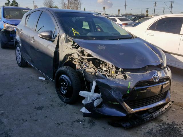 JTDKDTB33G1132132 - 2016 TOYOTA PRIUS C GRAY photo 1