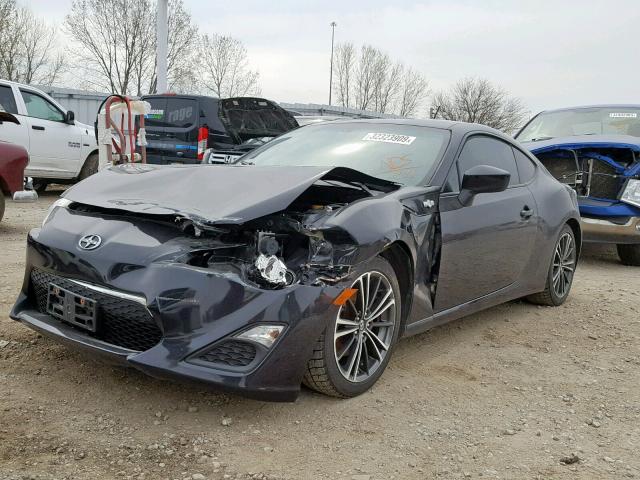 JF1ZNAA12E8704902 - 2014 TOYOTA SCION FR-S BLACK photo 2