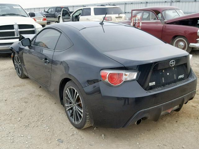 JF1ZNAA12E8704902 - 2014 TOYOTA SCION FR-S BLACK photo 3