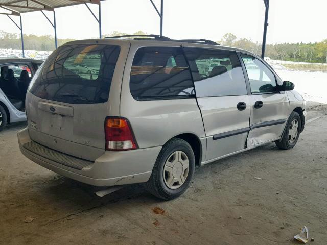 2FMZA51492BA57099 - 2002 FORD WINDSTAR L SILVER photo 4