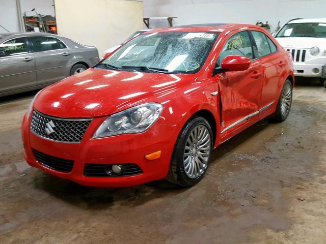 JS2RE9A58A6100472 - 2010 SUZUKI KIZASHI GT RED photo 2