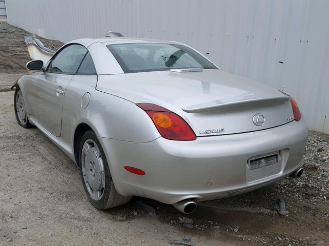 JTHFN48Y320020757 - 2002 LEXUS SC 430 SILVER photo 3