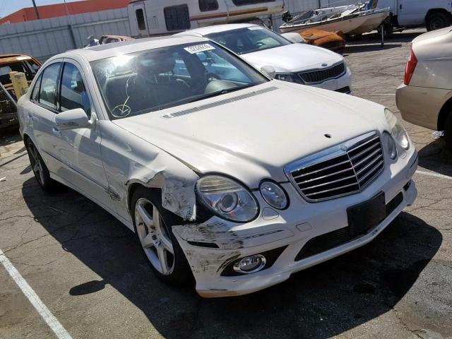 WDBUF56X59B398260 - 2009 MERCEDES-BENZ E 350 WHITE photo 1