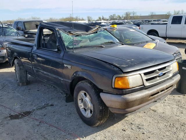 1FTCR10A6TUD58864 - 1996 FORD RANGER BLACK photo 1