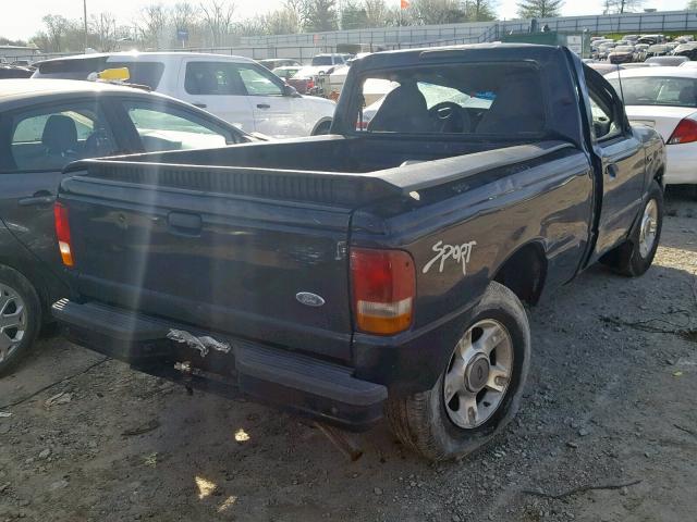 1FTCR10A6TUD58864 - 1996 FORD RANGER BLACK photo 4