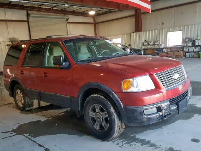 1FMFU18L23LC10357 - 2003 FORD EXPEDITION RED photo 1