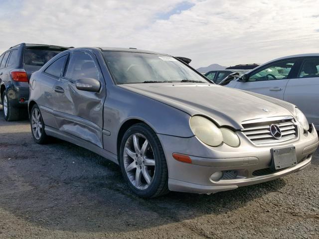 WDBRN40J34A558609 - 2004 MERCEDES-BENZ C 230K SPO SILVER photo 1