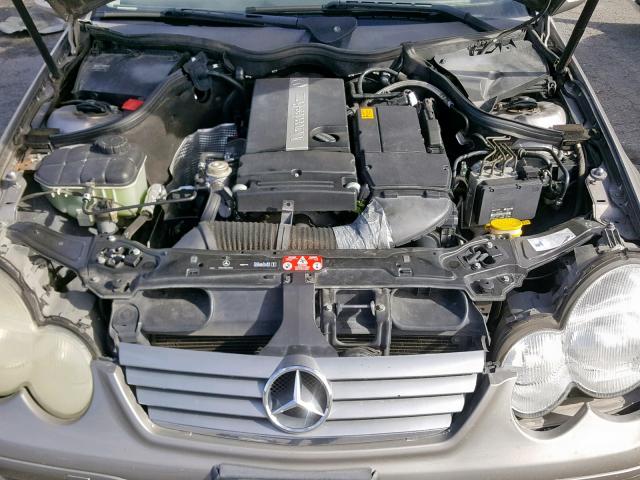 WDBRN40J34A558609 - 2004 MERCEDES-BENZ C 230K SPO SILVER photo 7