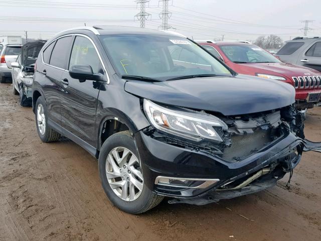 5J6RM4H73FL095370 - 2015 HONDA CR-V EXL BLACK photo 1