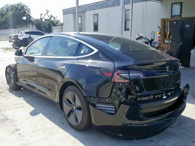 5YJ3E1EB8JF131355 - 2018 TESLA MODEL 3 BLACK photo 3