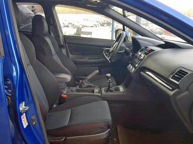 JF1VA1D60F9813565 - 2015 SUBARU WRX PREMIU BLUE photo 5