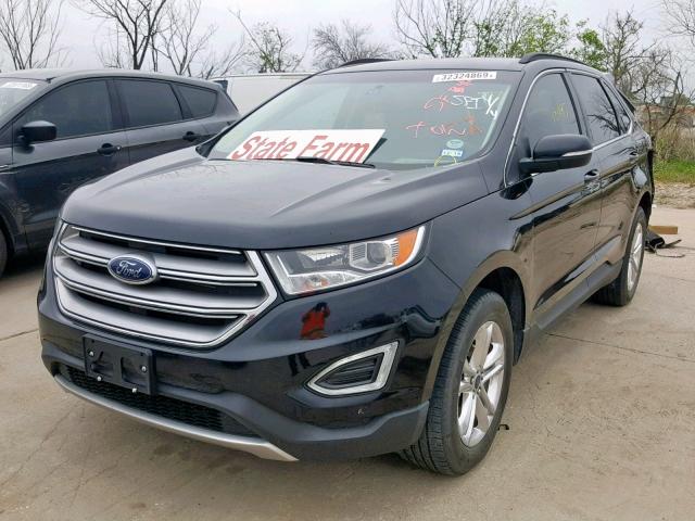 2FMPK3J80GBB03938 - 2016 FORD EDGE SEL BLACK photo 2