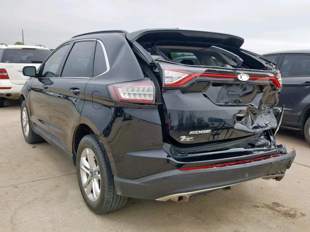 2FMPK3J80GBB03938 - 2016 FORD EDGE SEL BLACK photo 3