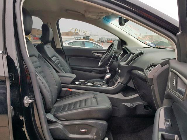 2FMPK3J80GBB03938 - 2016 FORD EDGE SEL BLACK photo 5