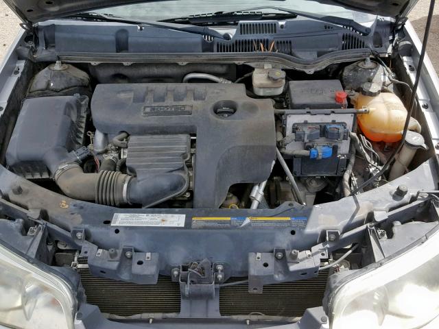 1G8AN12F15Z117144 - 2005 SATURN ION LEVEL SILVER photo 7