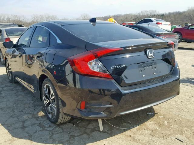 19XFC1F78HE003100 - 2017 HONDA CIVIC EXL შავი ფოტო 3