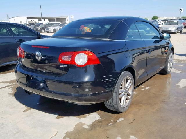 WVWFA71F68V029875 - 2008 VOLKSWAGEN EOS LUX Czarny zdjęcie 4