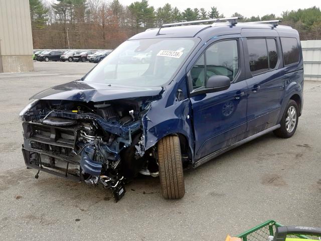 NM0GE9F2XK1402194 - 2019 FORD TRANSIT CO BLUE photo 2