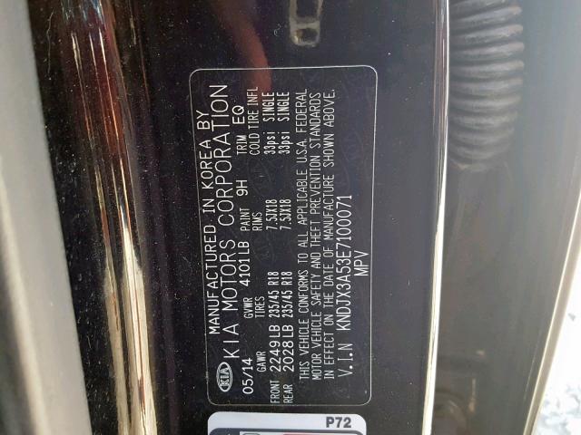 KNDJX3A53E7100071 - 2014 KIA SOUL ! Qara foto 10