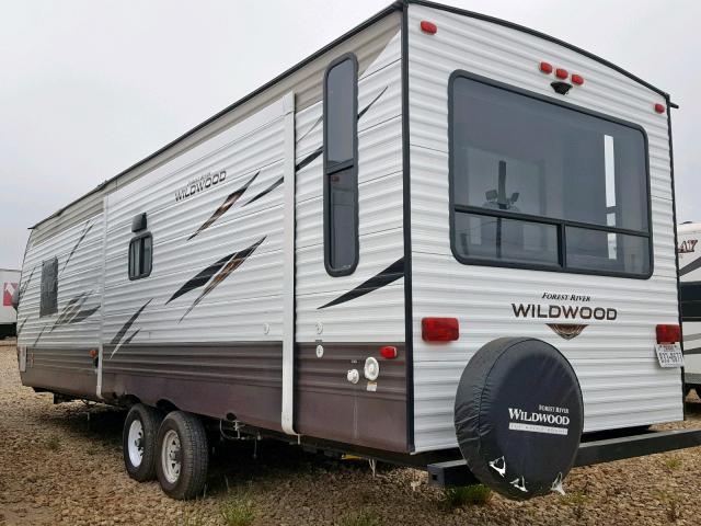 4X4TWDC24K8805191 - 2019 WILD TRAILER WHITE photo 3