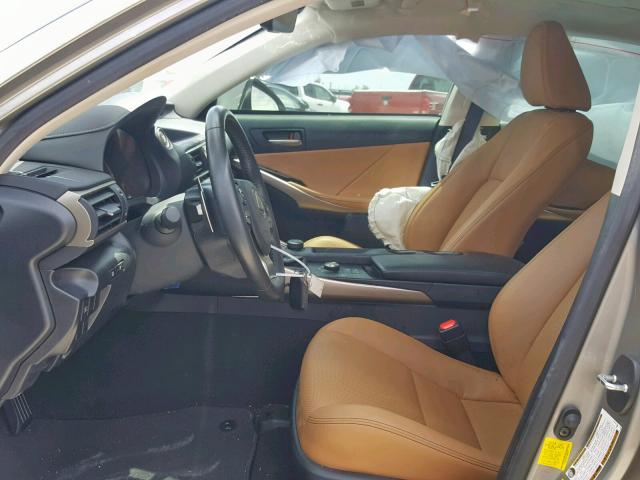 JTHBA1D27J5068578 - 2018 LEXUS IS 300 TAN photo 5