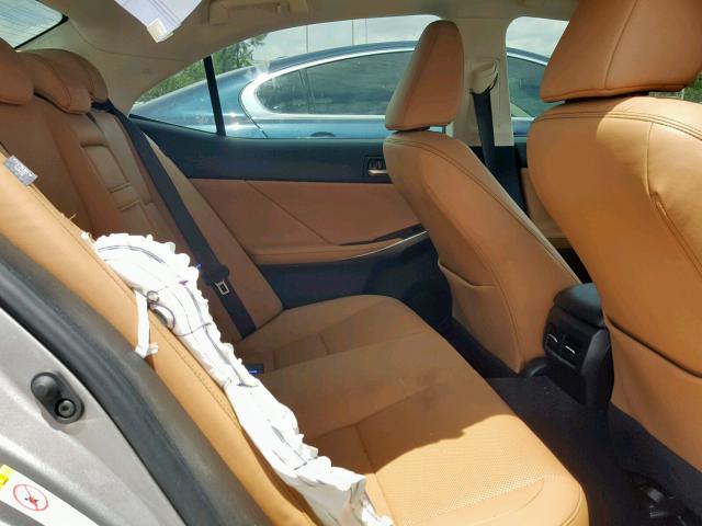 JTHBA1D27J5068578 - 2018 LEXUS IS 300 TAN photo 6