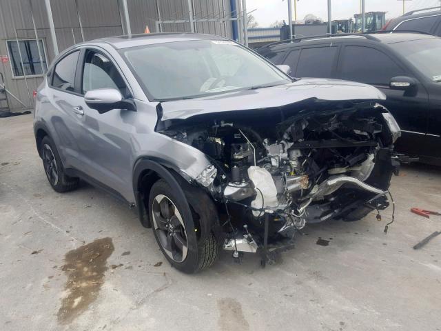 3CZRU6H50JG715544 - 2018 HONDA HR-V EX SILVER photo 1