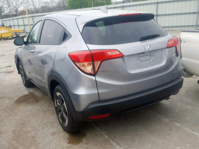 3CZRU6H50JG715544 - 2018 HONDA HR-V EX SILVER photo 3