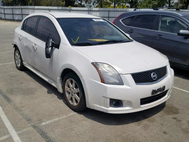 3N1AB6AP2AL692282 - 2010 NISSAN SENTRA 2.0 WHITE photo 1