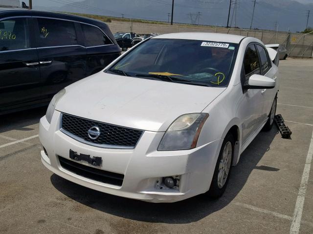 3N1AB6AP2AL692282 - 2010 NISSAN SENTRA 2.0 WHITE photo 2