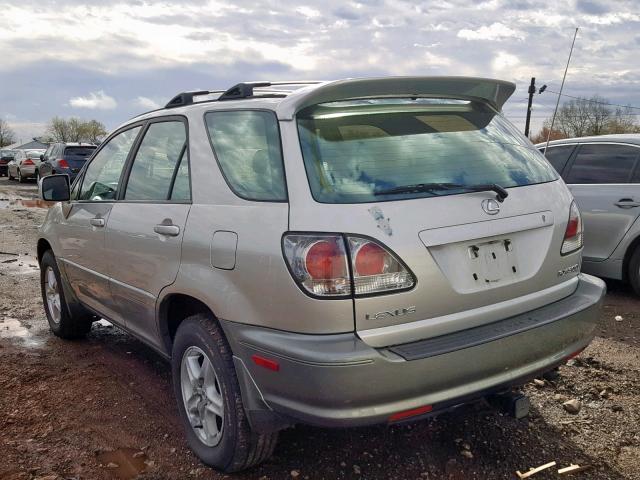 JTJHF10U730304793 - 2003 LEXUS RX 300 SILVER photo 3