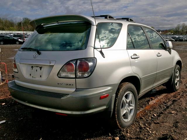 JTJHF10U730304793 - 2003 LEXUS RX 300 SILVER photo 4