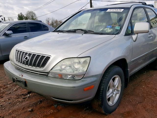 JTJHF10U730304793 - 2003 LEXUS RX 300 SILVER photo 9