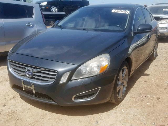 YV1612FS9D2203968 - 2013 VOLVO S60 T5 GRAY photo 2