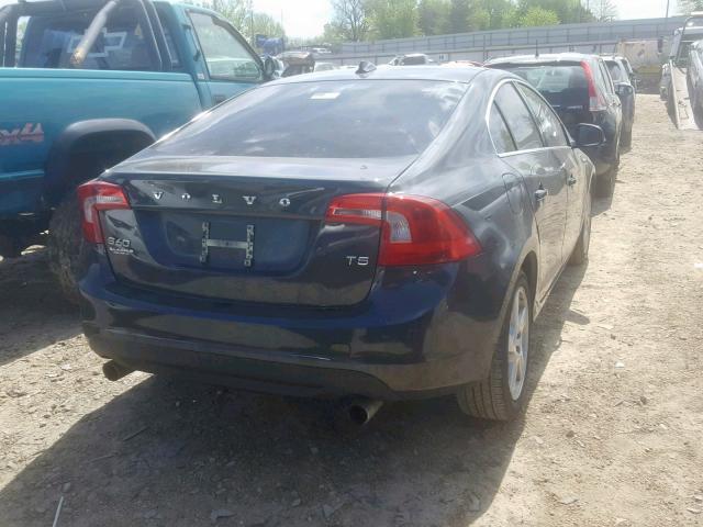 YV1612FS9D2203968 - 2013 VOLVO S60 T5 GRAY photo 4