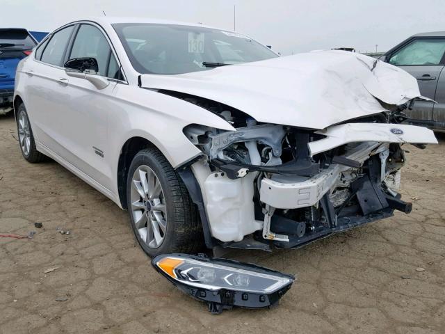 3FA6P0SU1HR191354 - 2017 FORD FUSION TIT WHITE photo 1