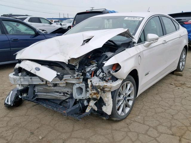 3FA6P0SU1HR191354 - 2017 FORD FUSION TIT WHITE photo 2