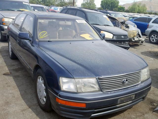 JT8BH22F2T0044339 - 1996 LEXUS LS 400 BLUE photo 1