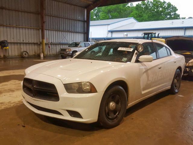 2C3CDXAT6EH149023 - 2014 DODGE CHARGER PO WHITE photo 2