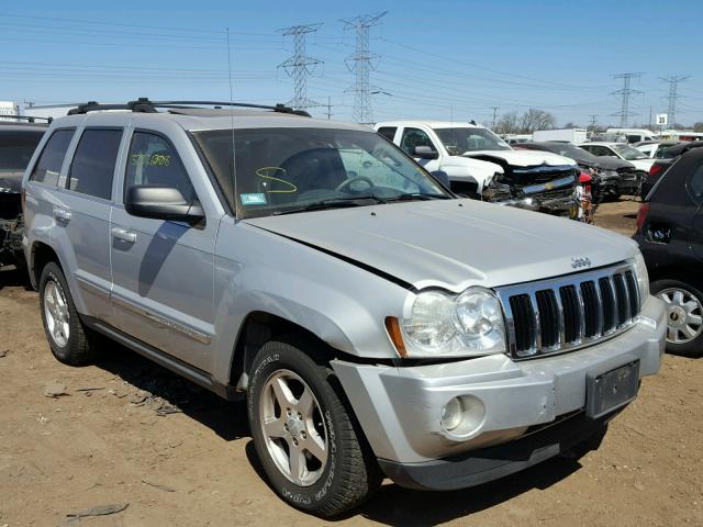 1J8HR58P37C532061 - 2007 JEEP GRAND CHER SILVER photo 1