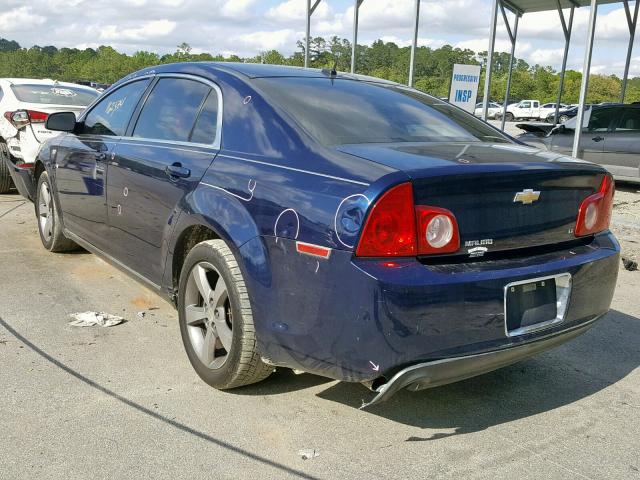 1G1ZJ57B084308372 - 2008 CHEVROLET MALIBU 2LT BLUE photo 3