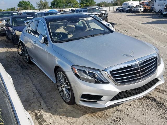 WDDUG8CB0GA221777 - 2016 MERCEDES-BENZ S 550 SILVER photo 1