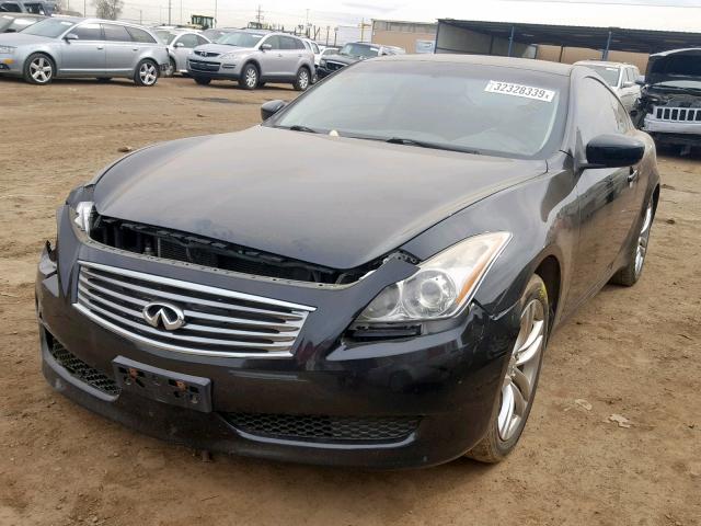 JNKCV64F89M652787 - 2009 INFINITI G37 BLACK photo 2