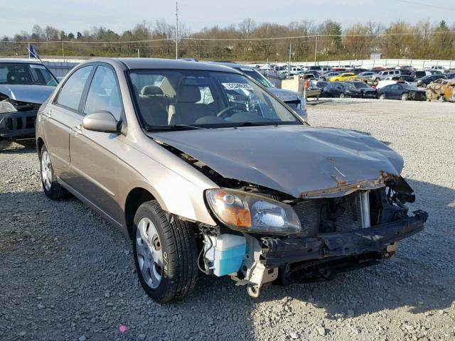 KNAFE221695591087 - 2009 KIA SPECTRA EX BEIGE photo 1