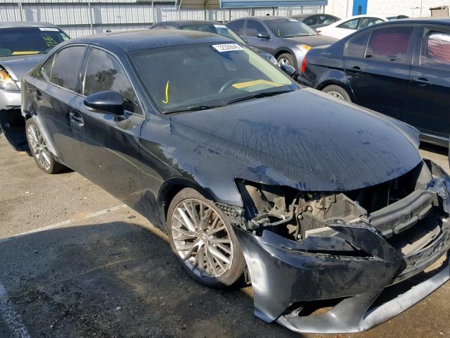 JTHBF1D23E5010815 - 2014 LEXUS IS 250 BLACK photo 1