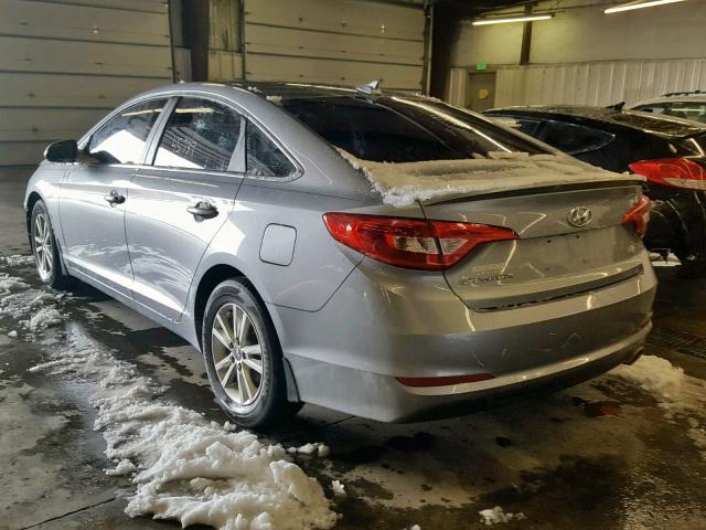 5NPE24AA8FH162761 - 2015 HYUNDAI SONATA ECO BLUE photo 3